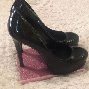 Kelsi Dagger Black Patent Heels
